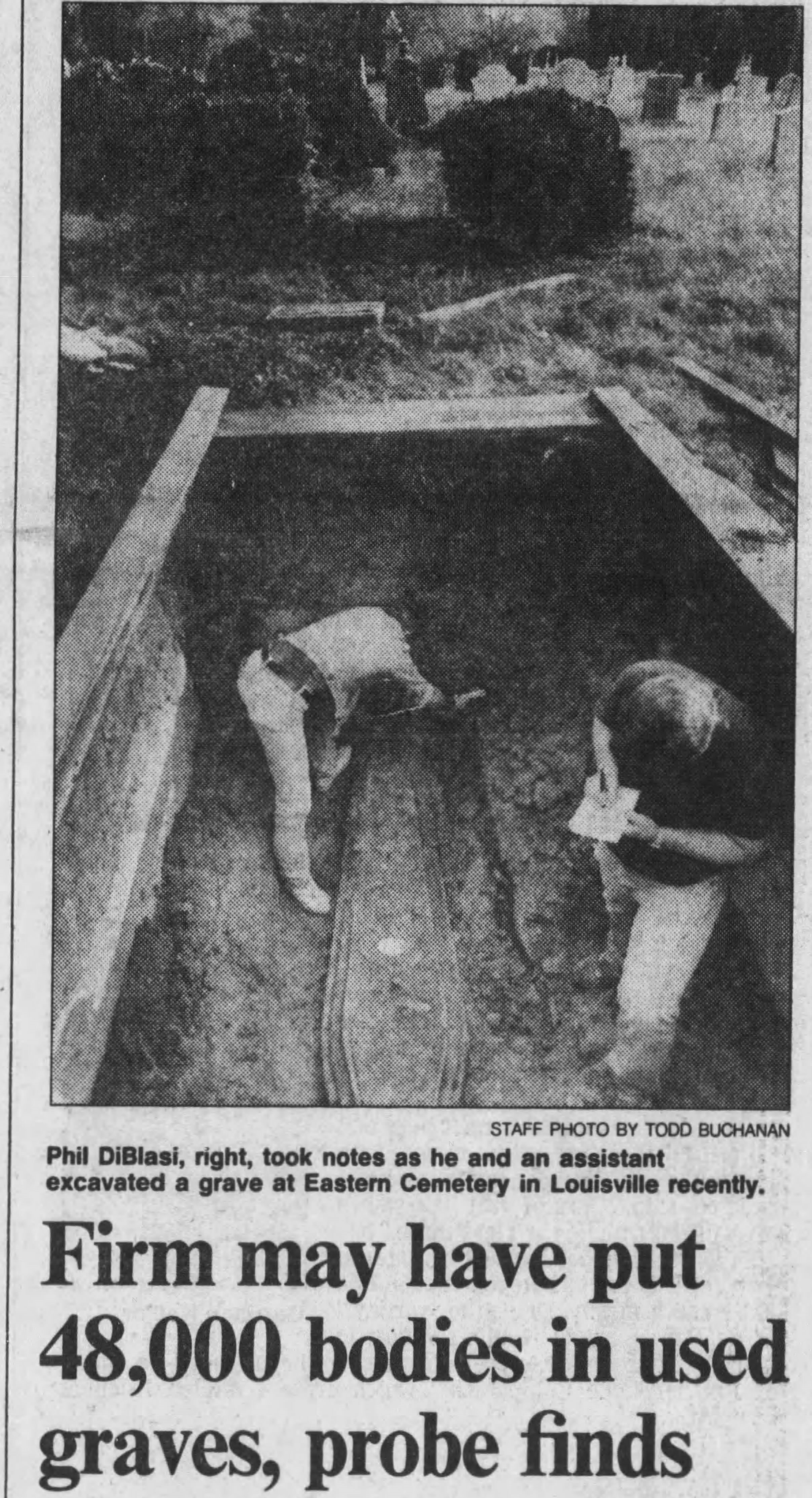 Reused Graves and Other Problems at Eastern Cemetery – Jefferson County –  Kentucky Kindred Genealogy
