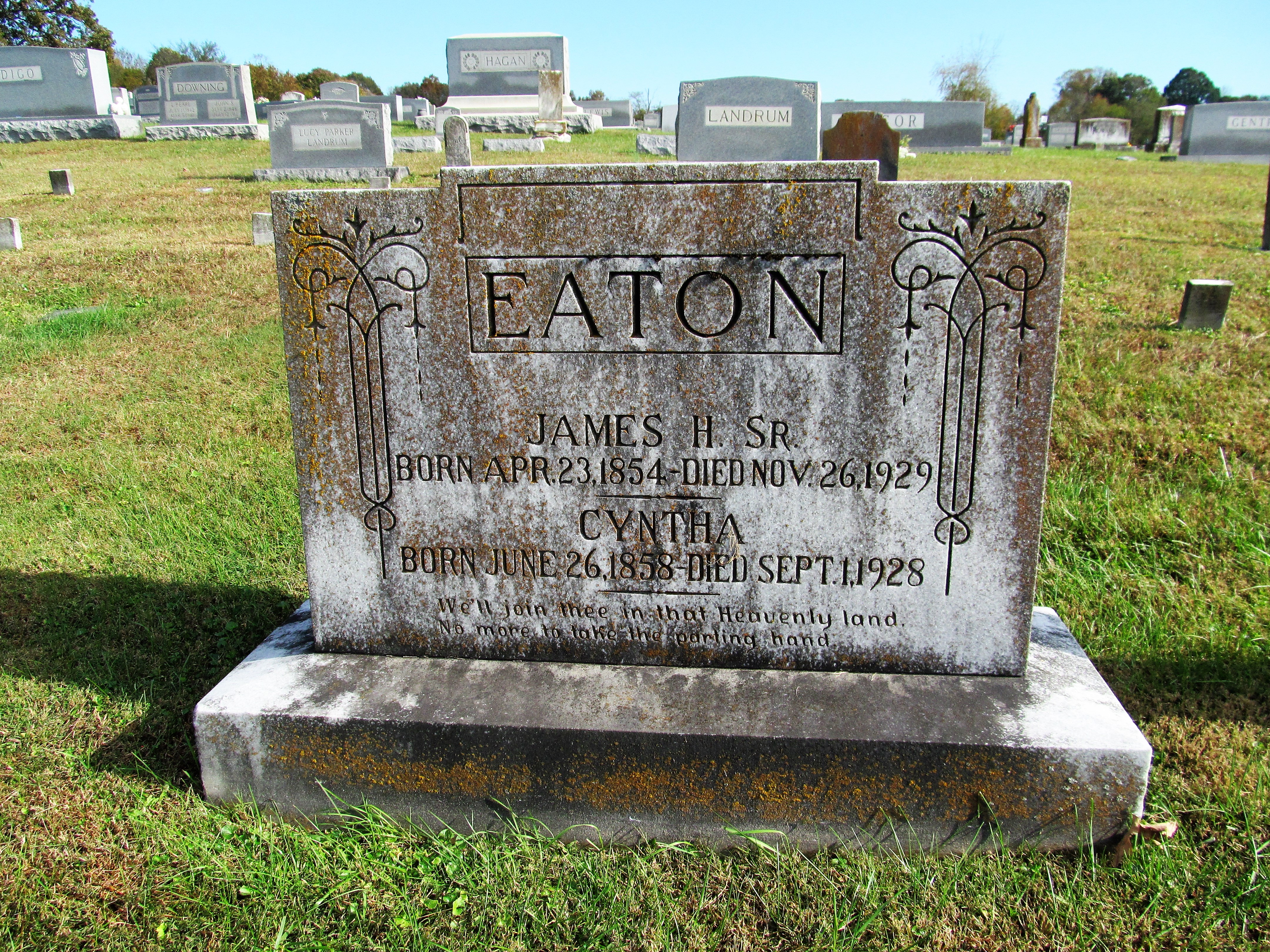 Gravestone Photos of Fountain Run Cemetery – Monroe County – Kentucky
